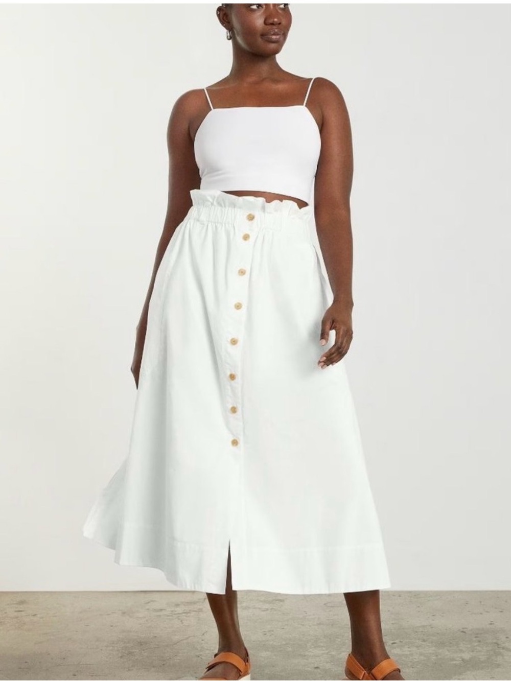 Everlane Paperbag Waist Skirt
